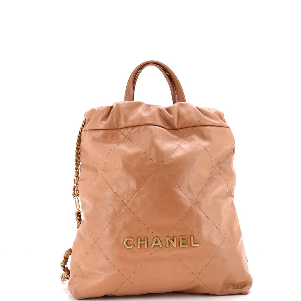 Chanel 22 Chain Backpack Quilted #290760C46B